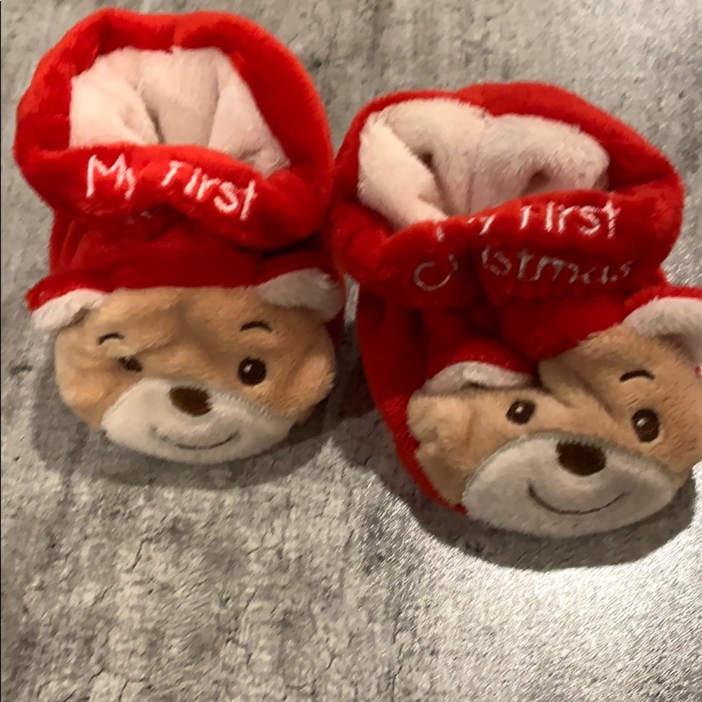 My First Christmas Soft Booties